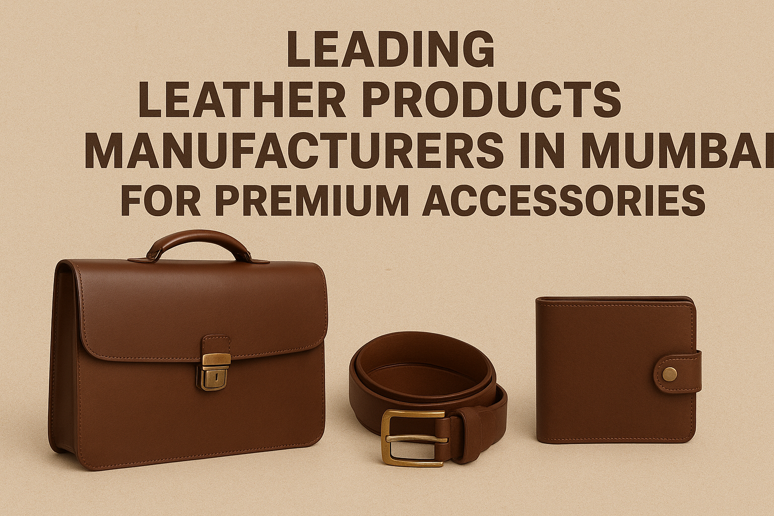 Leading Leather Products Manufacturers in Mumbai for Premium Accessories