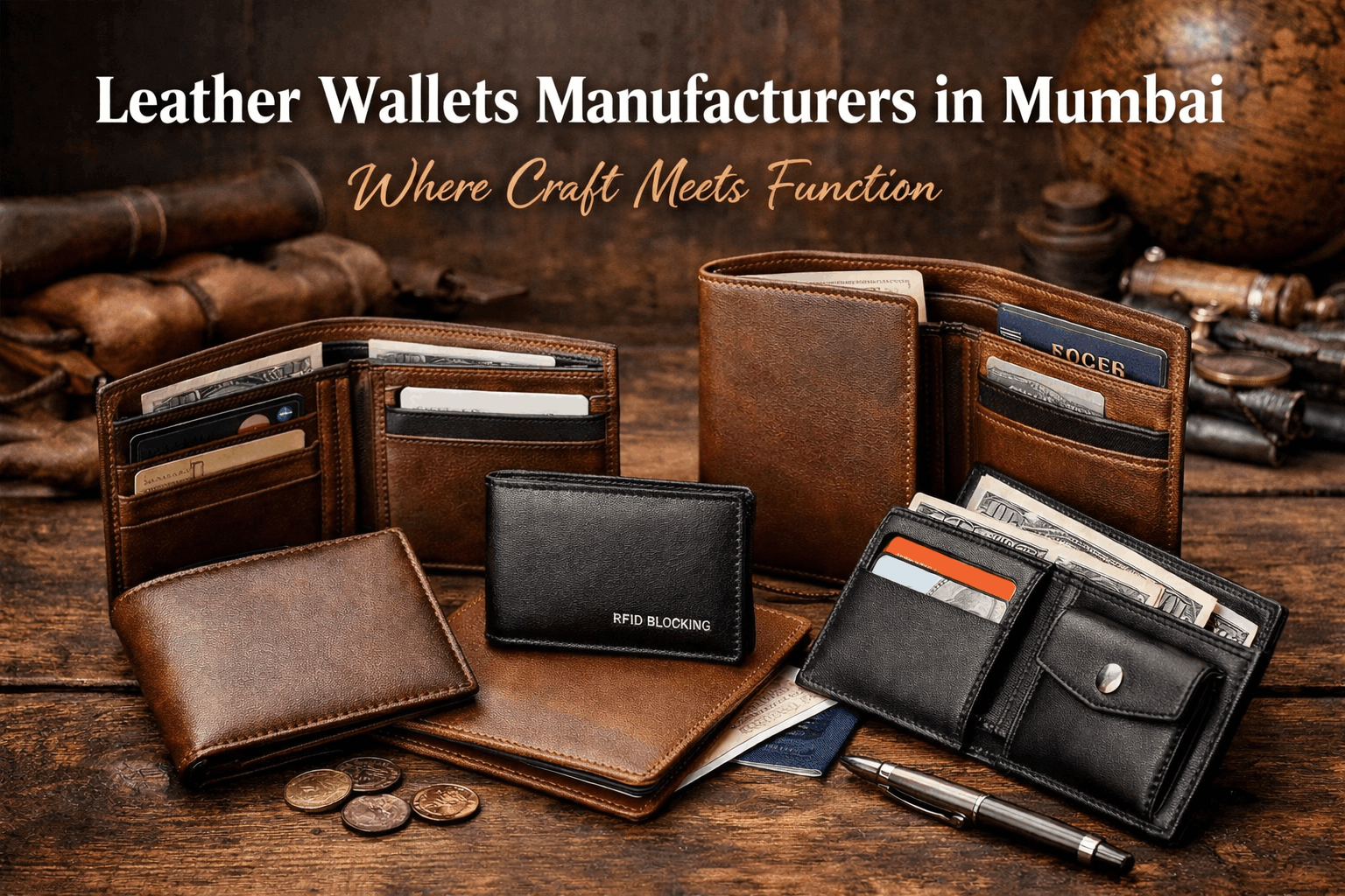 Leather Wallets Manufacturers in Mumbai – Where Craft Meets Function