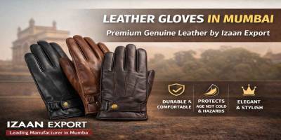 Leather Gloves in Mumbai – Premium Genuine Leather by Izaan Export