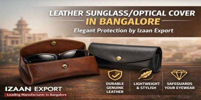 Leather Sunglass Optical Cover in Bangalore – Premium Protection by Izaan Export